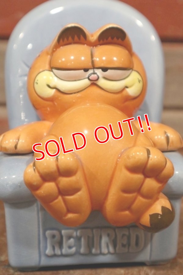 画像2: ct-191101-04 Garfield / ENESCO 1980's Coin Bank "RETIRED"