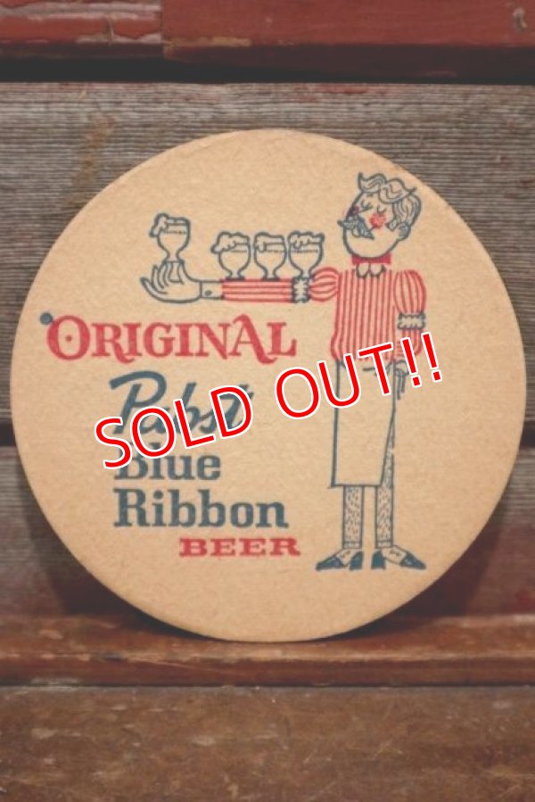 画像1: dp-191110-18 Pabst Blue Ribbon / Vintage Coaster