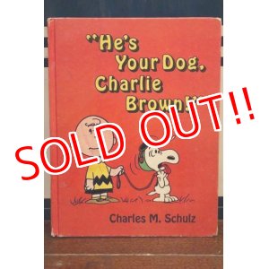 画像: ct-191001-113 PEANUTS / 1972 "He's Your Dog,Charlie Brown!" Picture Book