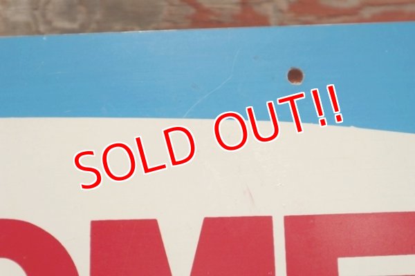 画像4: dp-191101-30 Pennzoil / 1990's W-side Plastic Sign "WELCOME"