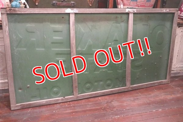 画像9: dp-191101-12 QUAKER STATE MOTOR OIL / 1940's METAL SIGN