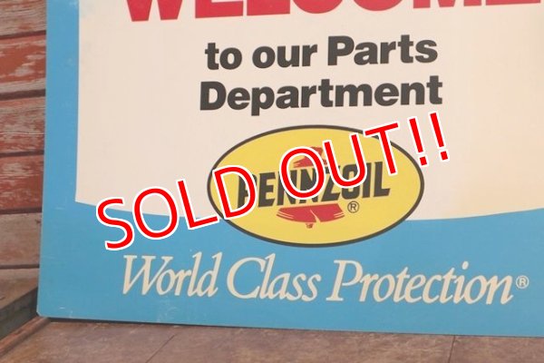 画像5: dp-191101-30 Pennzoil / 1990's W-side Plastic Sign "WELCOME"