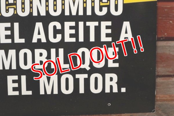 画像4: dp-191101-31 Pennzoil / 1990's W-side Plastic Sign