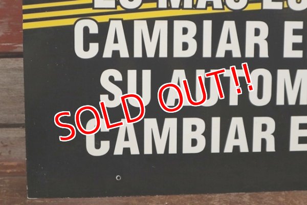 画像3: dp-191101-31 Pennzoil / 1990's W-side Plastic Sign