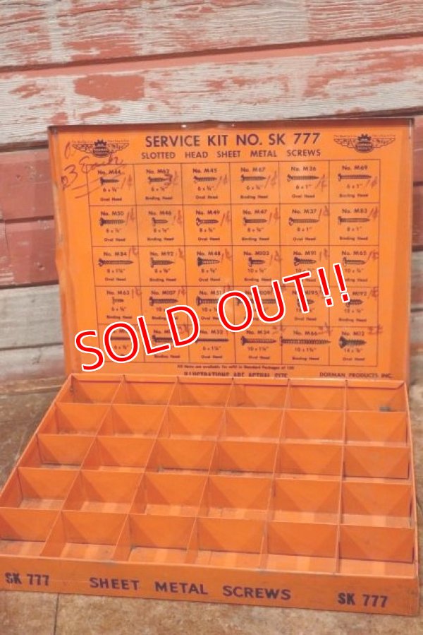 画像5: dp-191101-19 DORMAN / Sheet Metal Screws 1950's Parts Box