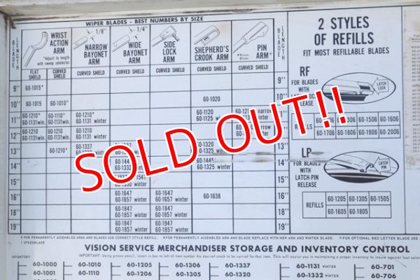 画像11: dp-191101-16 NAPA / 1960's Wiper Blades Cabinet