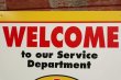 画像3: dp-191101-28 Pennzoil / 1990's W-side Plastic Sign "WELCOME"