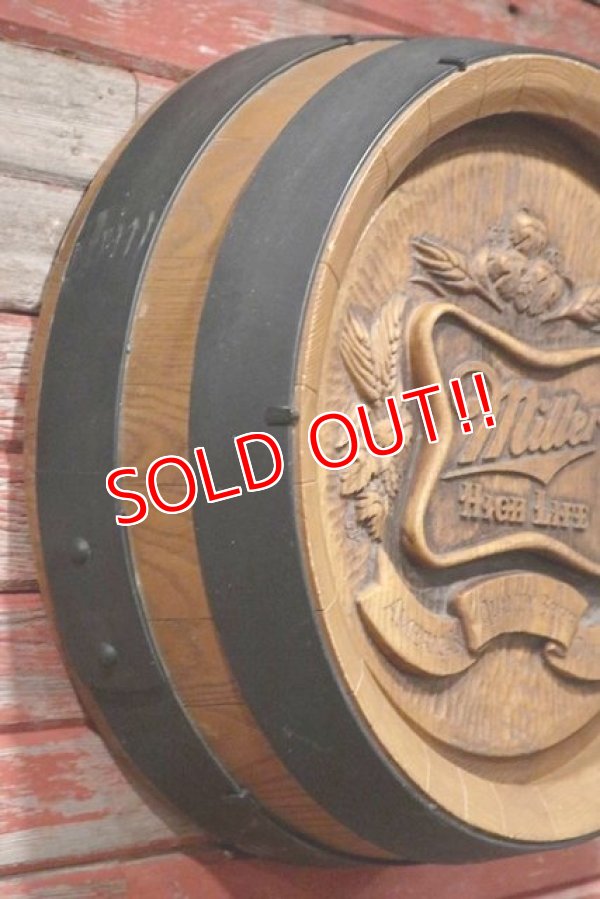 画像3: dp-191201-10 Miller High Life / 1980's Barrel Display Sign