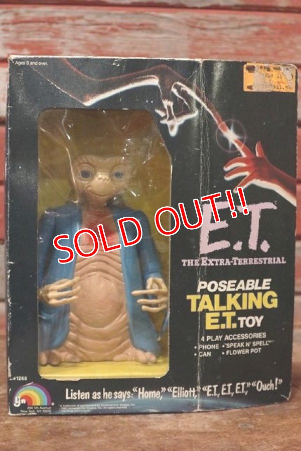 画像1: ct-191201-11 E.T. / LJN 1980's Poseable Talking Figure