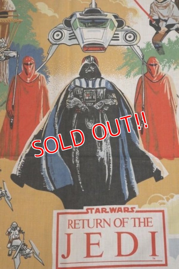 画像2: ct-191201-23 STAR WARS RETURN OF THE JEDI / 1983 Flat Sheet (Twin)