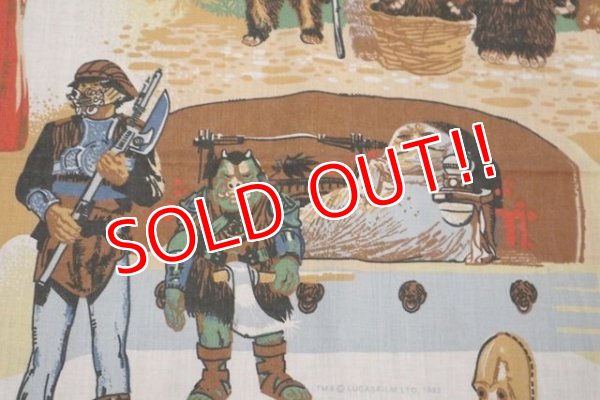 画像6: ct-191201-23 STAR WARS RETURN OF THE JEDI / 1983 Flat Sheet (Twin)