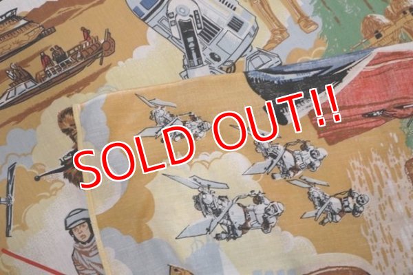 画像10: ct-191201-23 STAR WARS RETURN OF THE JEDI / 1983 Flat Sheet (Twin)