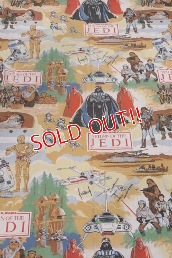 画像1: ct-191201-23 STAR WARS RETURN OF THE JEDI / 1983 Flat Sheet (Twin)