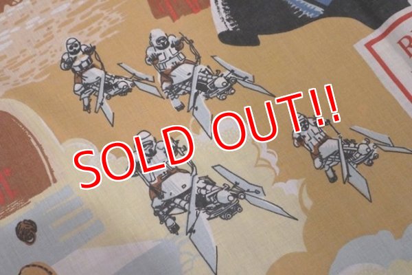 画像7: ct-191201-23 STAR WARS RETURN OF THE JEDI / 1983 Flat Sheet (Twin)