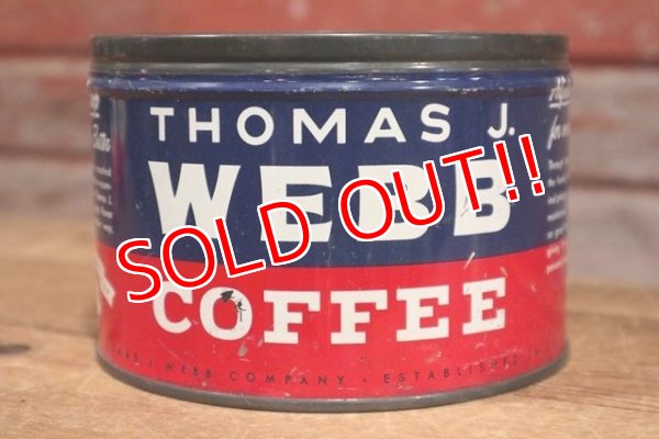 画像1: dp-191201-21 THOMAS J.WEBB COFFEE / Vintage Can