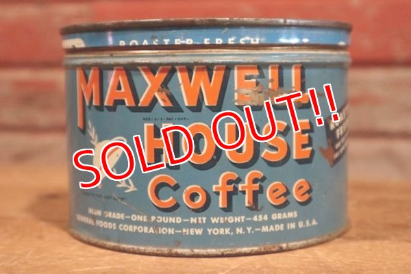 画像1: dp-191201-25 MAXWELL HOUSE COFFEE / Vintage Can