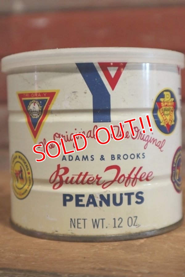 画像2: dp-191201-29 Adams & Brooks YMCA / Butter Toffee Peanuts Can