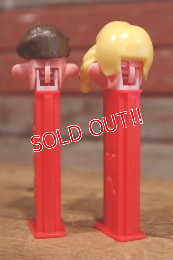 画像5: ct-191201-25 PEZ Boy & Girl / 1990's PEZ Dispenser set of 2