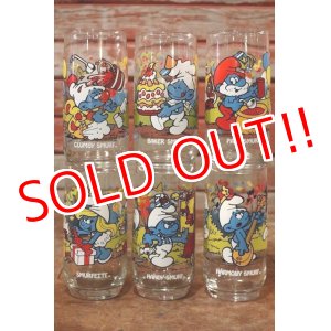 画像: gs-191201-01 Smurfs / Hardee's 1983 Promotion Glass Complete Set