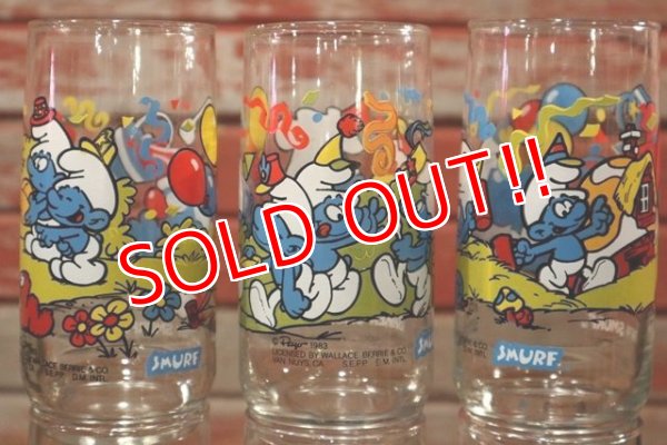 画像4: gs-191201-01 Smurfs / Hardee's 1983 Promotion Glass Complete Set