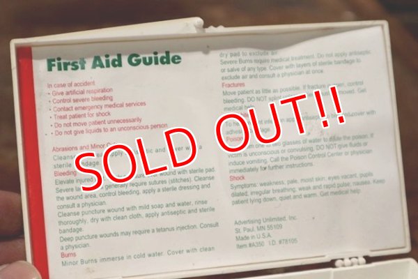 画像6: dp-191201-55 Chevron / 1970's First Aid Kit Box