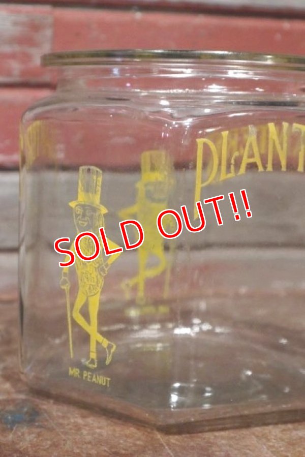画像7: dp-191201-50 PLANTERS / MR.PEANUT 1930's-1940's Glass Jar