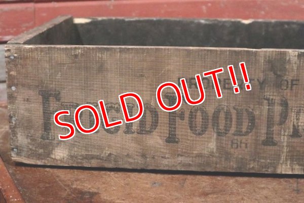 画像2: dp-191201-13 Frigid Food Products / Vintage Wood Box 