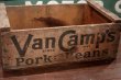 画像2: dp-191201-46 Van Camp's / Vintage Wood Box