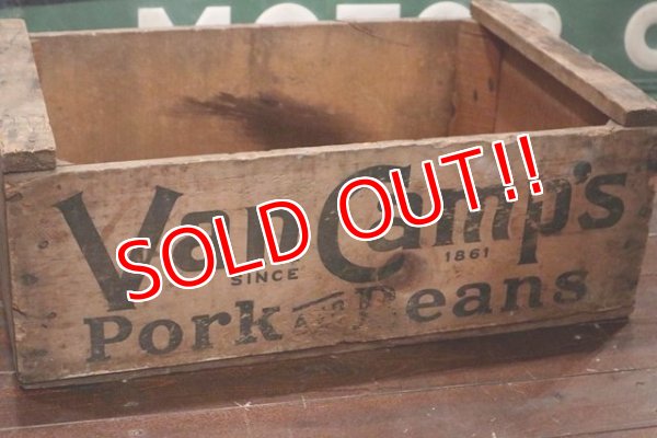 画像2: dp-191201-46 Van Camp's / Vintage Wood Box