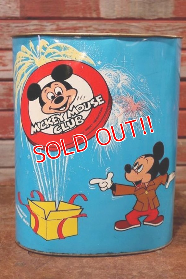 画像1: ct-191211-35 Mickey Mouse Club / Cheinco 1970's Trash Box