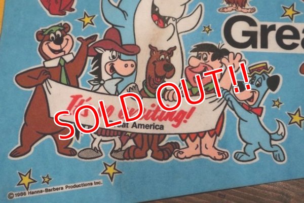 画像2: ct-191211-13 Hanna Barbera / Great America 1986 Pennant