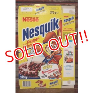 画像: ct-191211-52 Nestlé / Quik Bunny 1990's Nesquik Cereal Box
