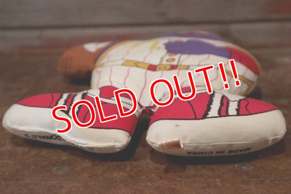 画像7: ct-191211-08 McDonald's / Grimace 1988 Pillow Doll "Baseball"