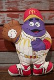 画像1: ct-191211-08 McDonald's / Grimace 1988 Pillow Doll "Baseball"