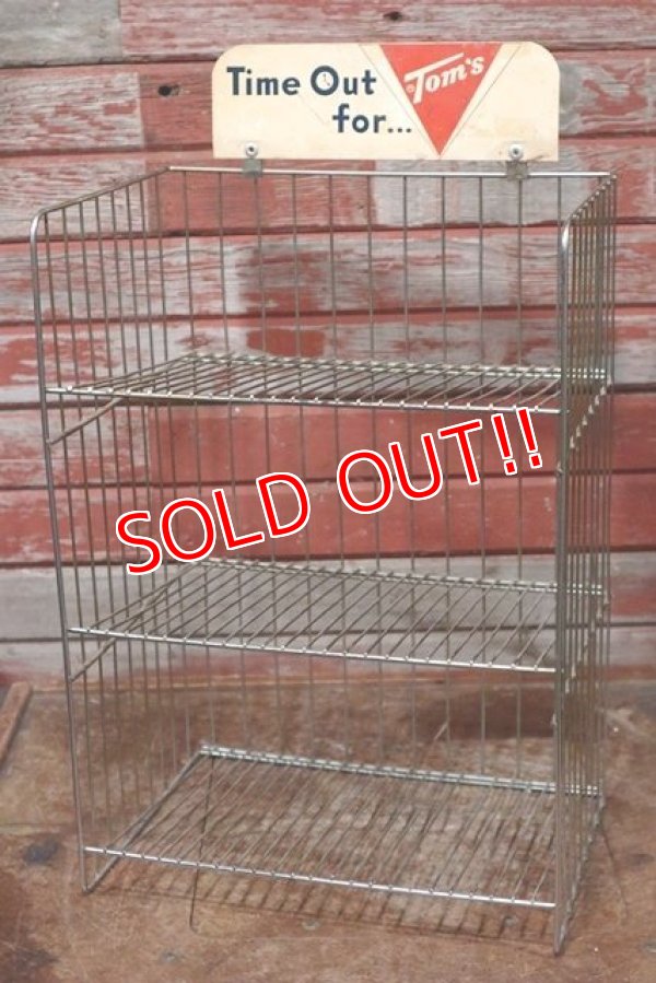 画像1: dp-200101-14 Tom's / 1950's-1960's Store Display Wire Rack