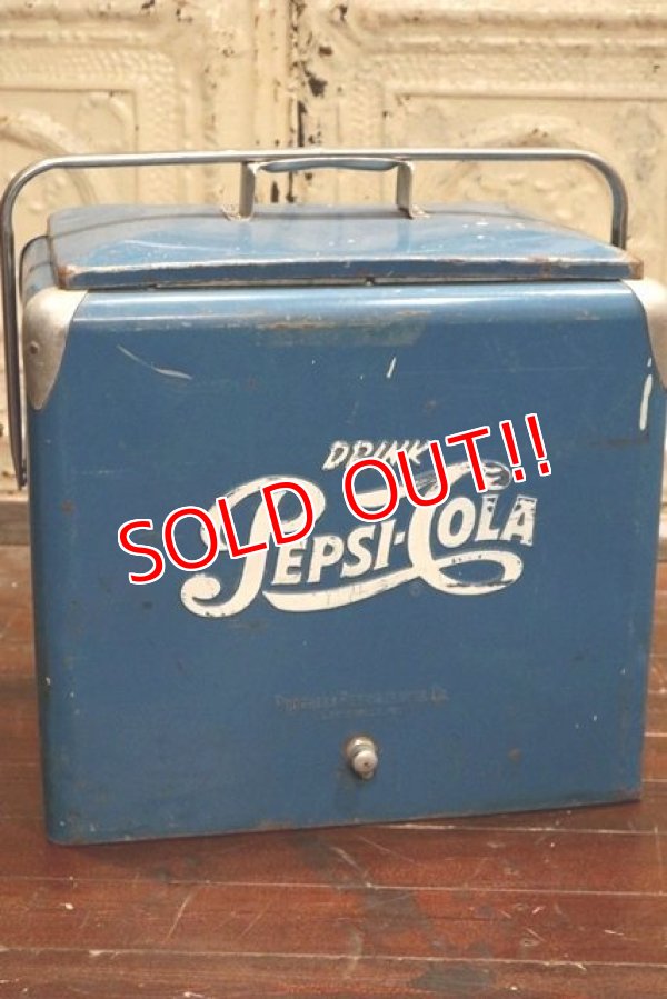 画像1: dp-200101-29 PEPSI / 1940's-1950's Cooler Box