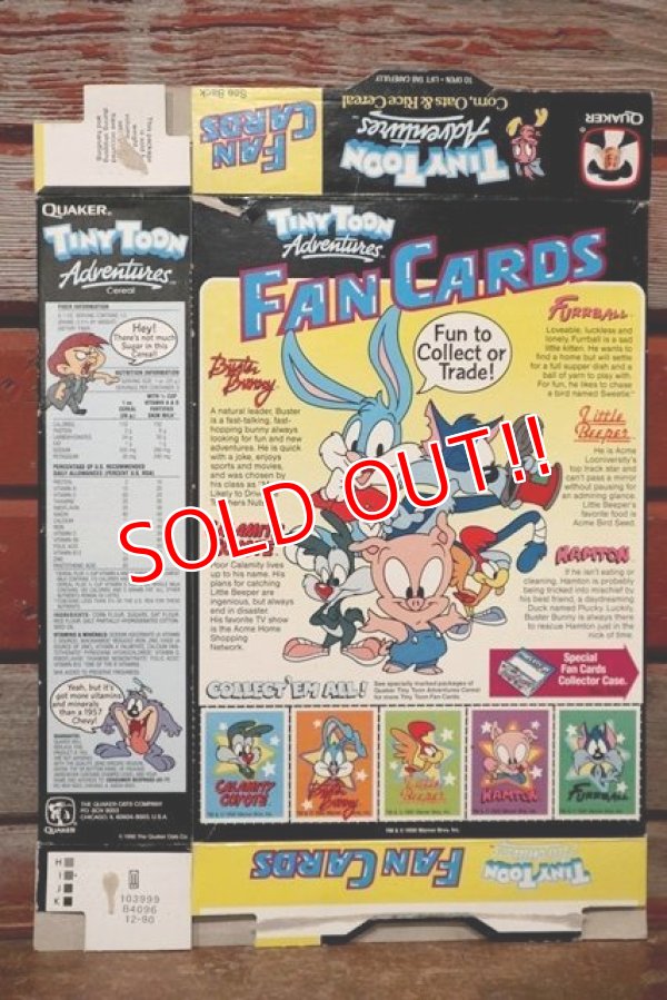 画像6: ct-191211-53 Tiny Toon / Qaker Oats 1990 Cereal Box