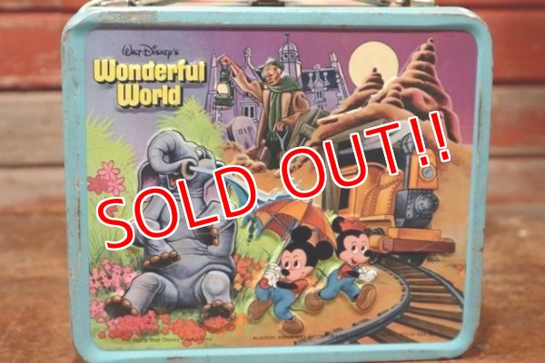 画像4: ct-191211-38 Walt Disney World Magic Kingdom / ALADDIN 1970's Metal Lunch Box