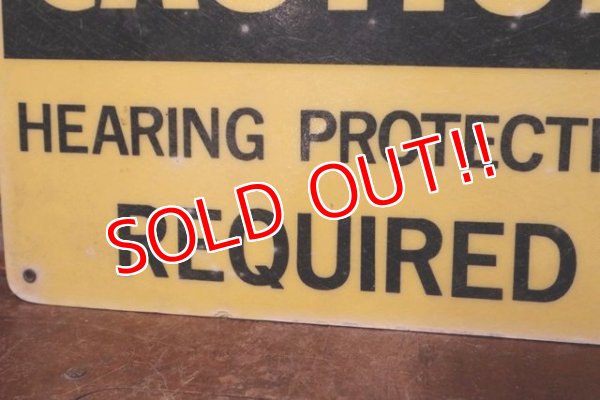 画像4: dp-200101-09 CAUTION / HEARING PROTECTION REQUIRED Sign