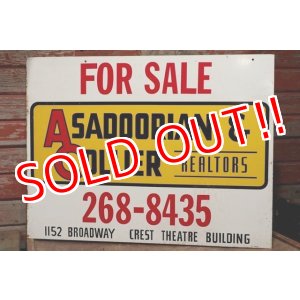 画像: dp-200101-19 FOR SALE / Vintage Sign