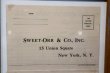 画像2: dp-200101-31 SWEET-ORR / 1920's Order Sheet