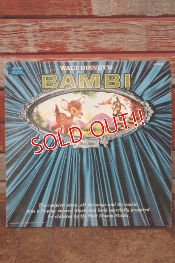 画像2: ct-191211-65 Bambi / 1960's Record and Book