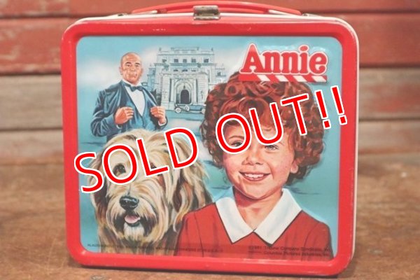 画像1: ct-191211-39 Annie / ALADDIN 1981 Metal Lunch Box