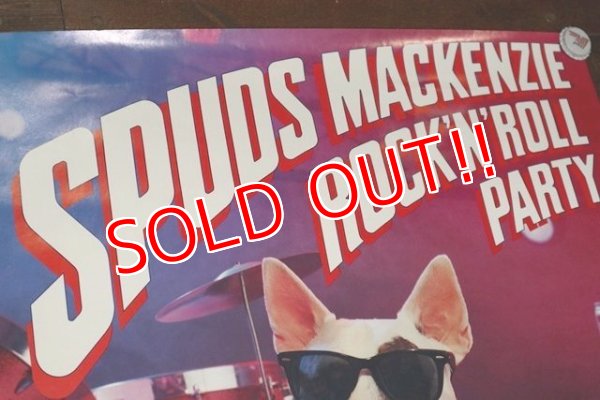 画像2: ct-200201-21 BUD LIGHT / Spuds Mackenzie 1987 Poster