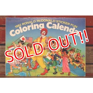 画像: ct-200101-26 McDonald's / 1982 Coloring Calendar
