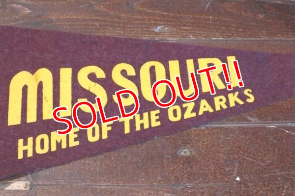 画像3: ct-200201-17 MISSOURI HOME OF THE OZARKS / Vintage Pennant