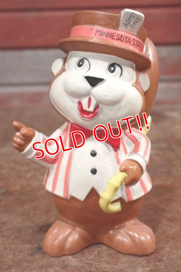 画像1: ct-200201-10 Minnesota State Fair / 1960's-1970's Gopher Coin Bank