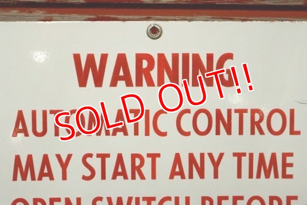 画像2: dp-200201-14 TEXACO / Vintage "WARNING" Sign