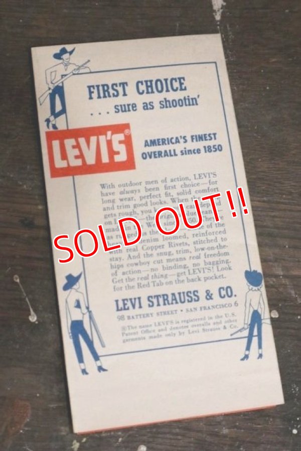 画像6: dp-200201-36 LEVI'S / Late 1940's Booklet "Hunting Rifle Lore"