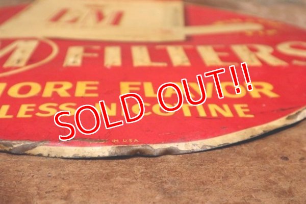 画像7: dp-190605-04 L&M Cigarette / 1950's Metal Sign